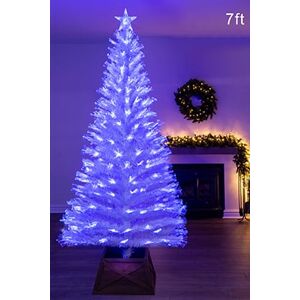 Off 29% The 4ft White Blue Ripple Effect ... Christmas Tree World